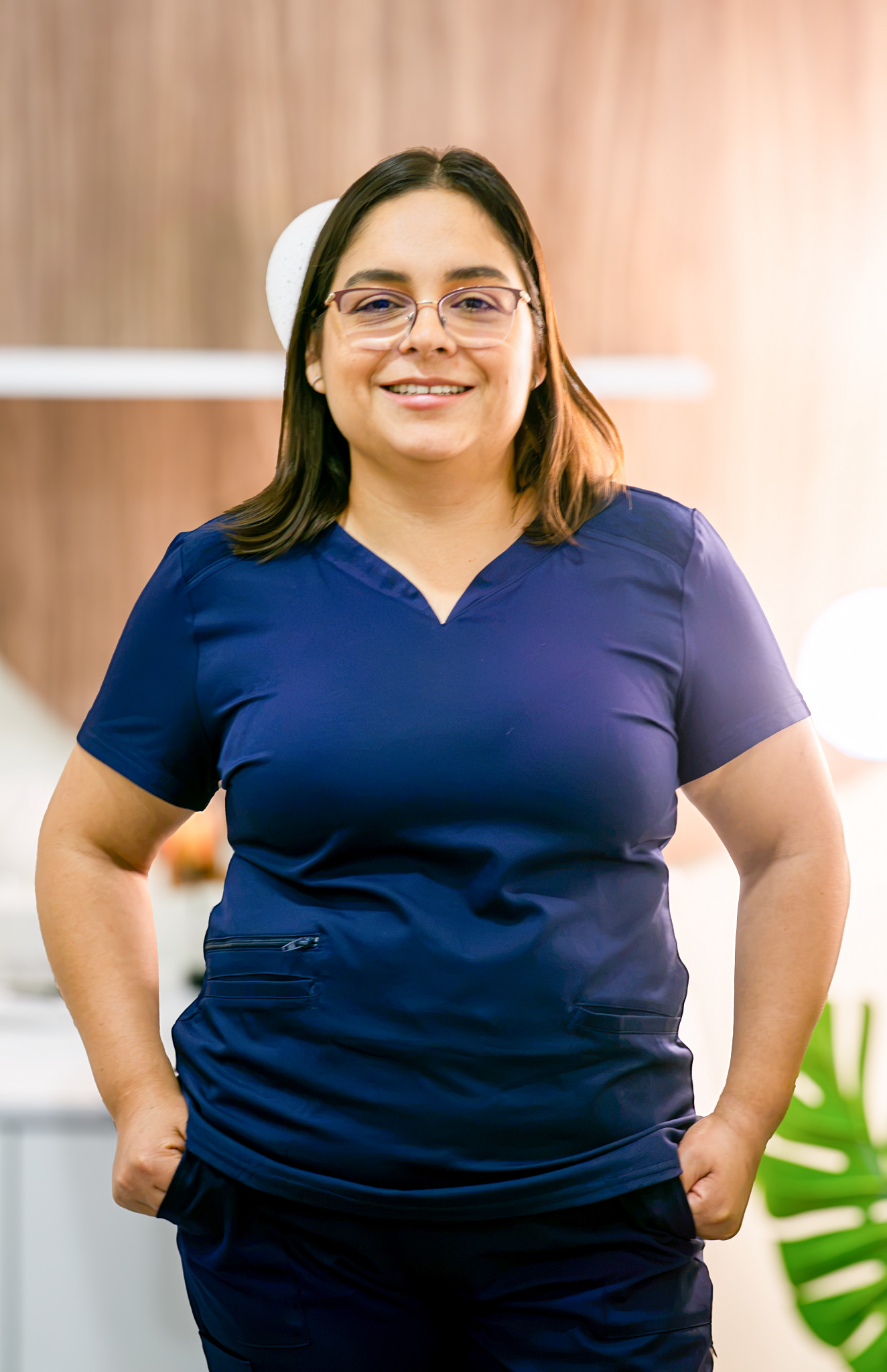 Dra. Fátima de la Garza en consulta